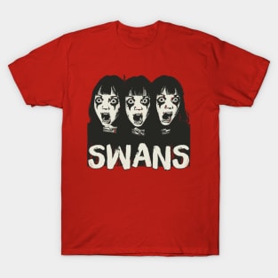 Swans ∆ Original Punkstyle Fan Design T-Shirt